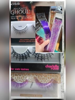 Glamour Pack - Eyelashes And Clip In Sparkle For Hair